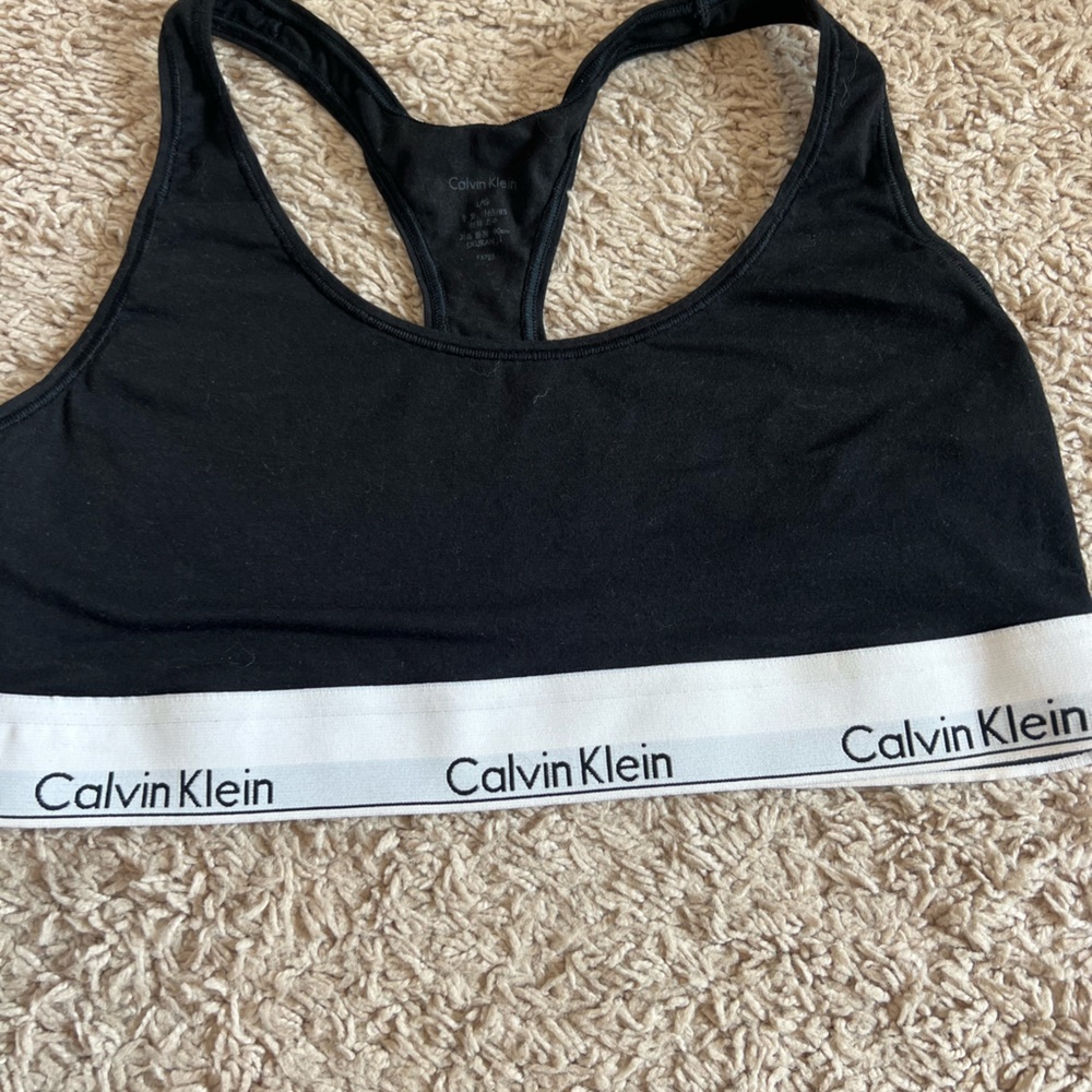 Calvin Klein cotton bralette size L
